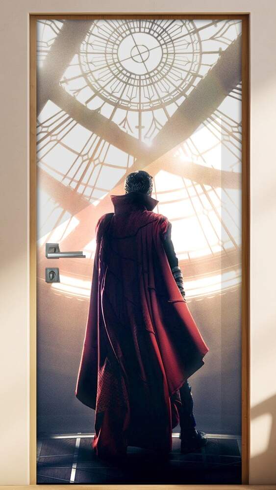 Adesivo Para Porta Vingadores Doutor Estranho 04