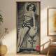 Adesivo Para Porta Retr�/Vintage Mulher 2
