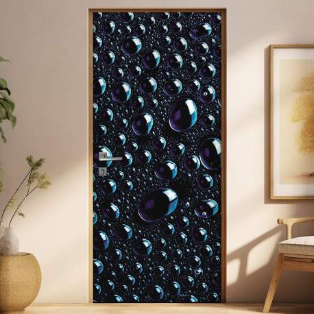Adesivo Para Porta Diversos Gotas Dgua