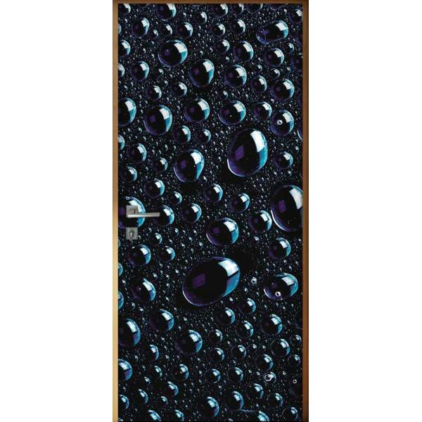 Adesivo Para Porta Diversos Gotas Dgua