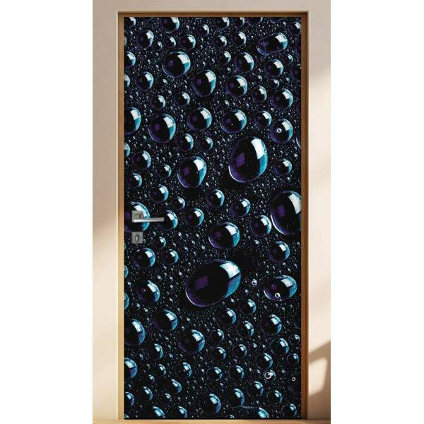 Adesivo Para Porta Diversos Gotas Dgua