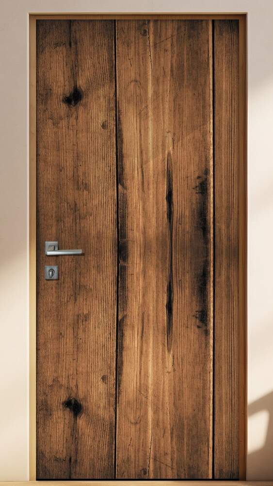 Adesivo Para Porta Diversos Madeira Mod 02