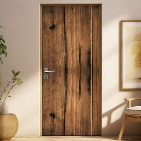 Adesivo Para Porta Diversos Madeira Mod 02