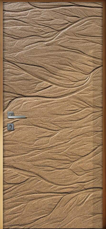 Adesivo Para Porta Diversos Arabesco Areia