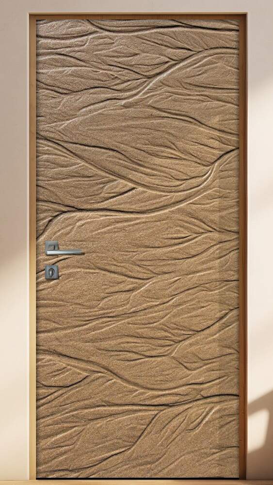 Adesivo Para Porta Diversos Arabesco Areia