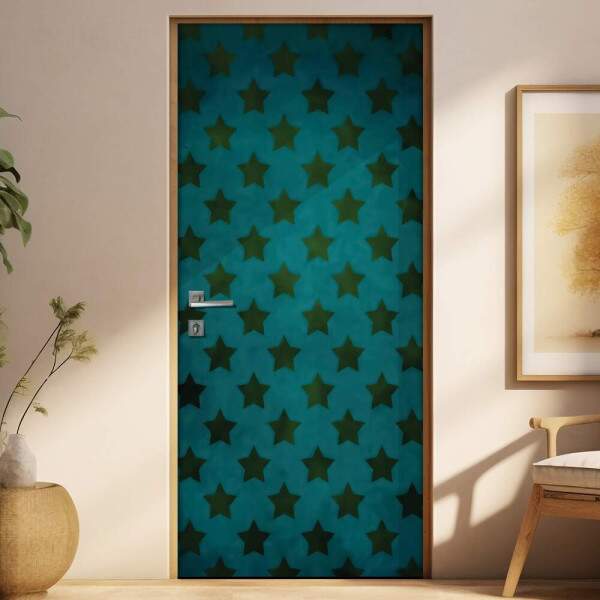 Adesivo Para Porta Diversos Estrelas