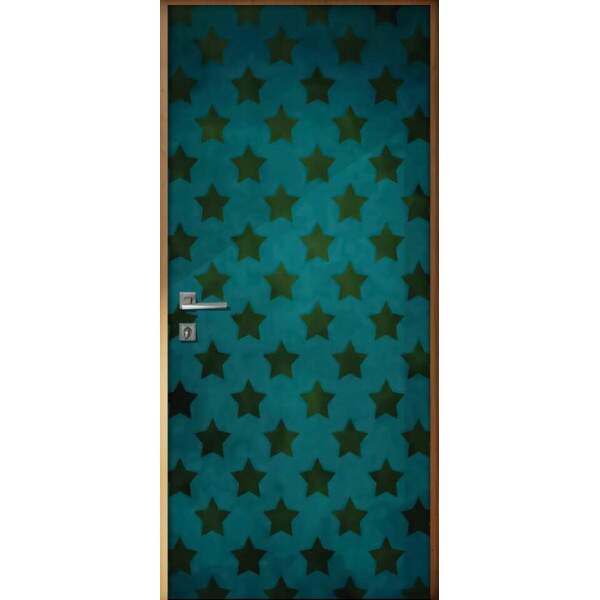 Adesivo Para Porta Diversos Estrelas
