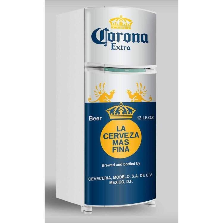 Envelopamento de Geladeira Porta Cerveja