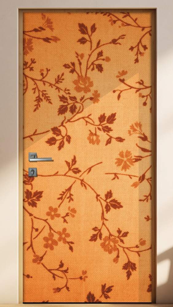 Adesivo Para Porta Diversos Floral Mod 02