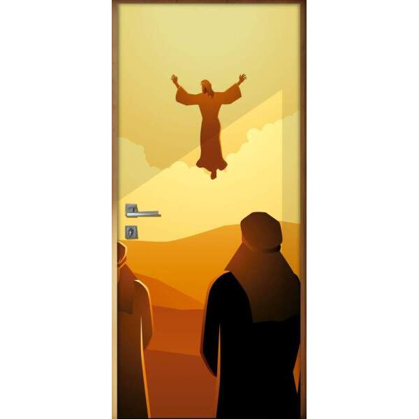 Adesivo para Porta Jesus Ressuscitado