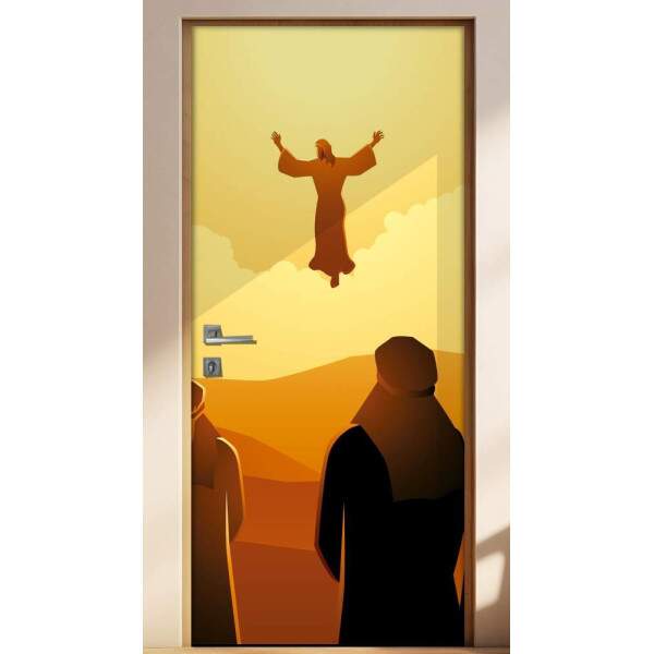 Adesivo para Porta Jesus Ressuscitado