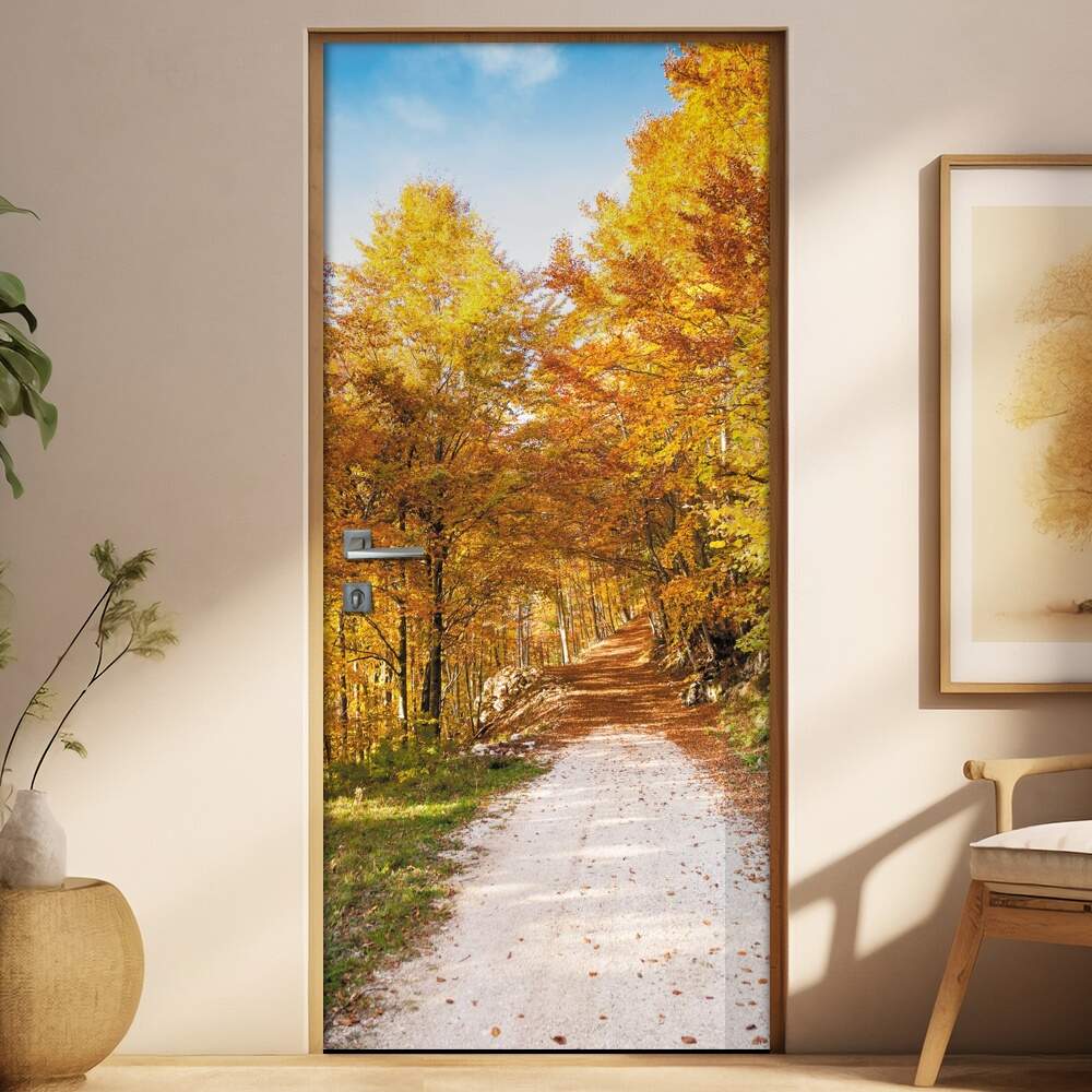 Adesivo para Porta Estrada de rvores