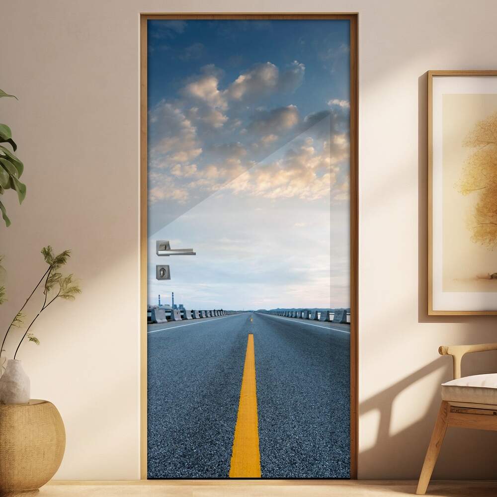 Adesivo para Porta Ponte na Estrada