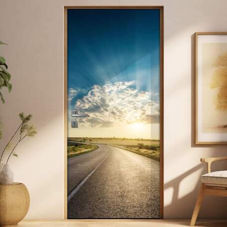 Adesivo para Porta Rodovia Iluminada