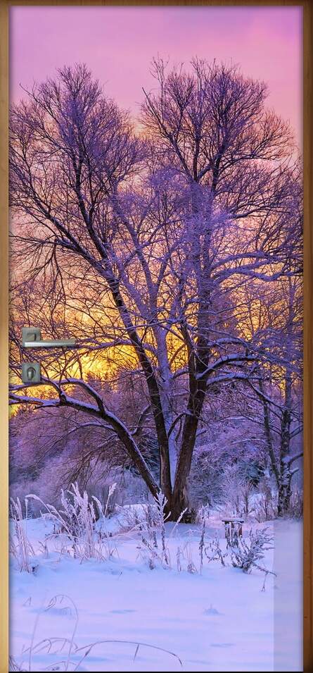 Adesivo para Porta Paisagem 16 Nascer do Sol