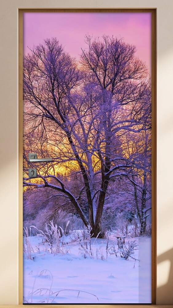 Adesivo para Porta Paisagem 16 Nascer do Sol