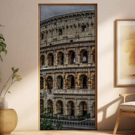 Adesivo para Porta Paisagem 27 Coliseu