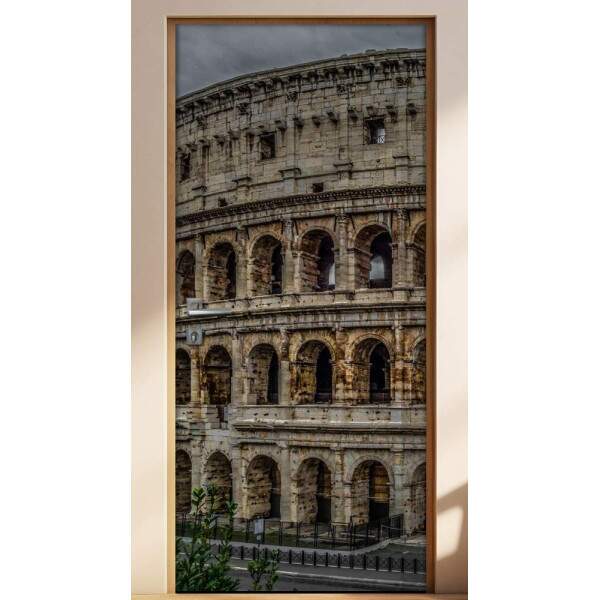 Adesivo para Porta Paisagem 27 Coliseu