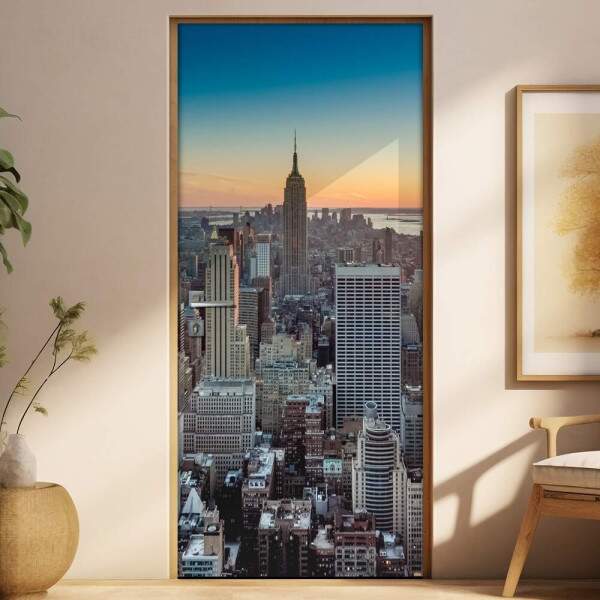 Adesivo para Porta Paisagem 33 Nova York