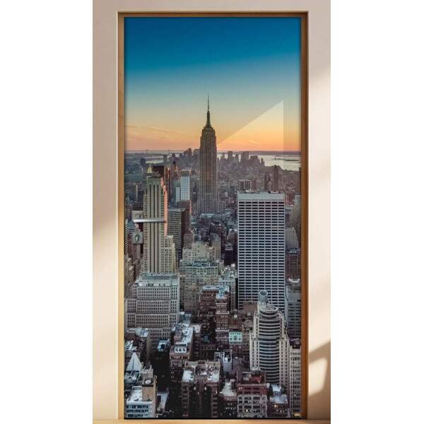 Adesivo para Porta Paisagem 33 Nova York