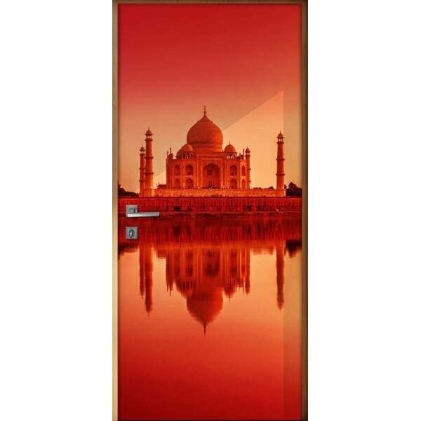 Adesivo para Porta Paisagem 76 Taj Mahal