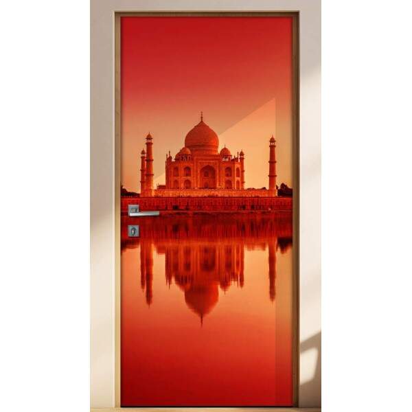 Adesivo para Porta Paisagem 76 Taj Mahal
