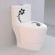 Adesivo Decorativo para Vaso Acoplado Modelo Floral