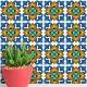 Adesivos de Azulejos Ladrilhos Hidr�ulicos Modelo 162
