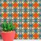 Adesivos de Azulejos Ladrilhos Hidr�ulicos Modelo 202