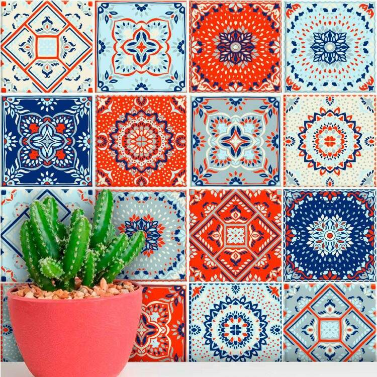 Adesivos de Azulejos Ladrilhos Hidrulicos Modelo 219