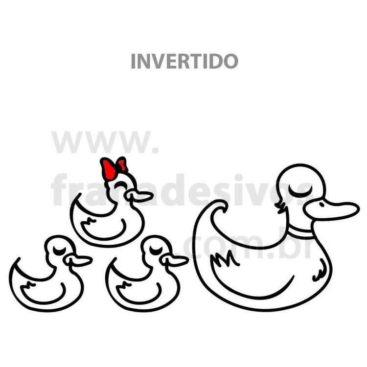 Adesivo Decorativo para Box de Banheiro Pato Patinhos