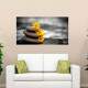 Painel Fotogr�fico Adesivo Rochas com flores amarelas