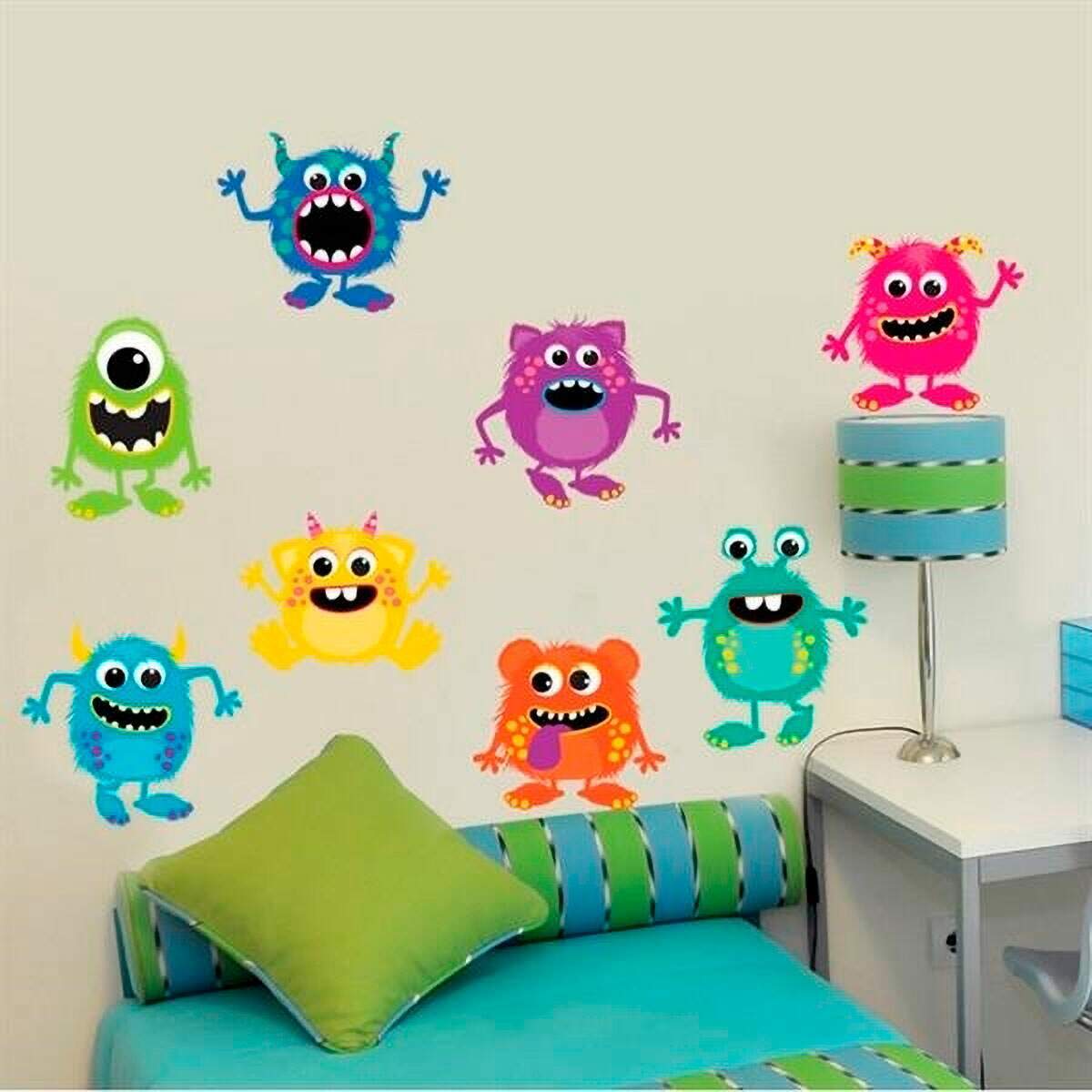 Adesivo de Parede Infantil Bichinhos amigos