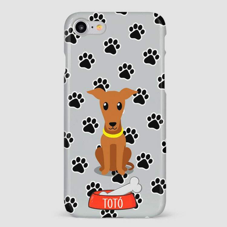 Capa para Celular Cachorrinho com Nome 72