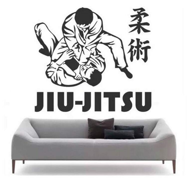 Adesivo de Parede Jiu Jitsu Golpe