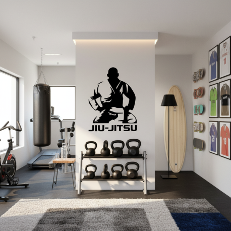 Adesivo de Parede Jiu Jitsu Oss