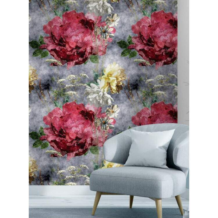 Papel de Parede Floral Mod - 493