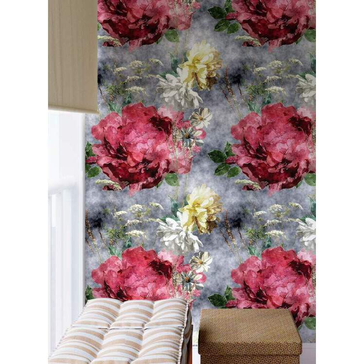 Papel de Parede Floral Mod - 493