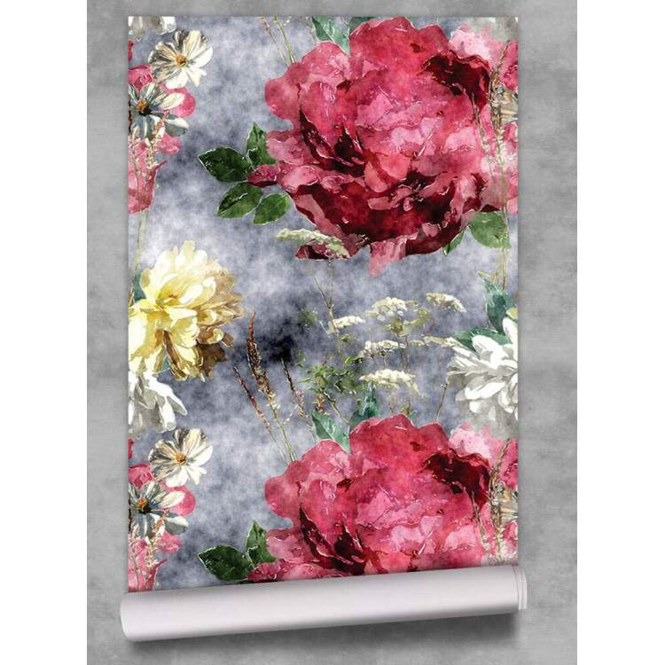 Papel de Parede Floral Mod - 493