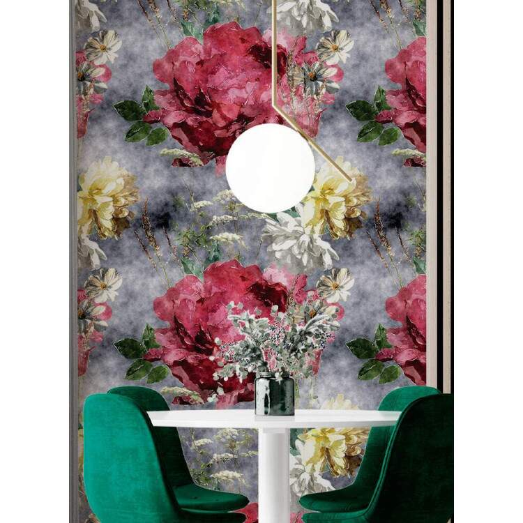 Papel de Parede Floral Mod - 493