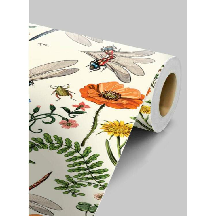 Papel de Parede Floral Mod - 496