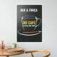 Placa Decorativa A For�a do Caf�