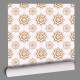 Papel de Parede Ladrilhos Bege e Branco