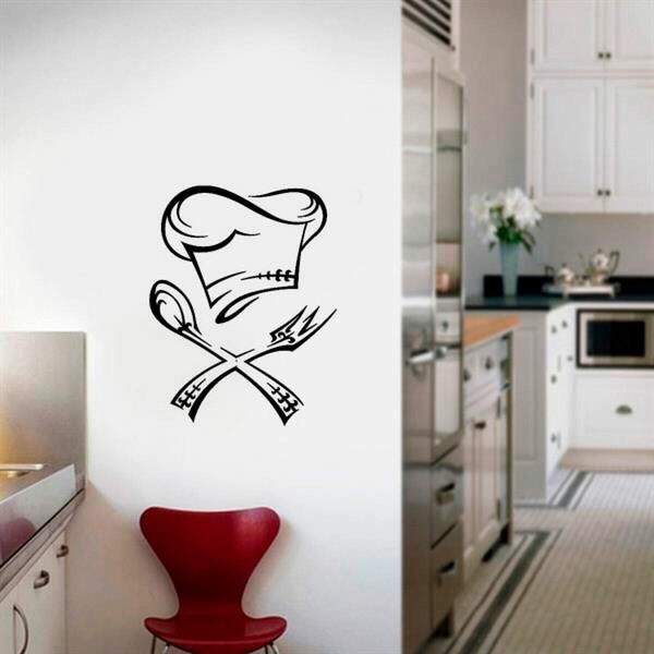 Adesivo de Parede para Cozinha Chapu do Chefe 3