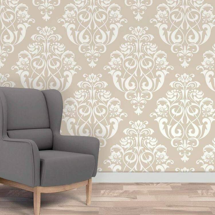 Papel de Parede Damask Mod 020