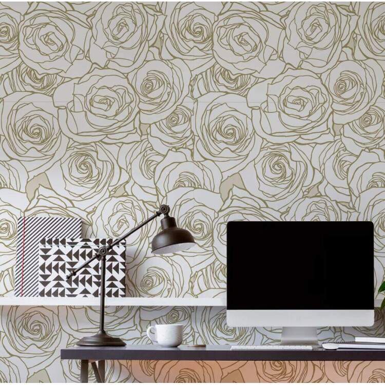 Papel de Parede Floral Mod 031