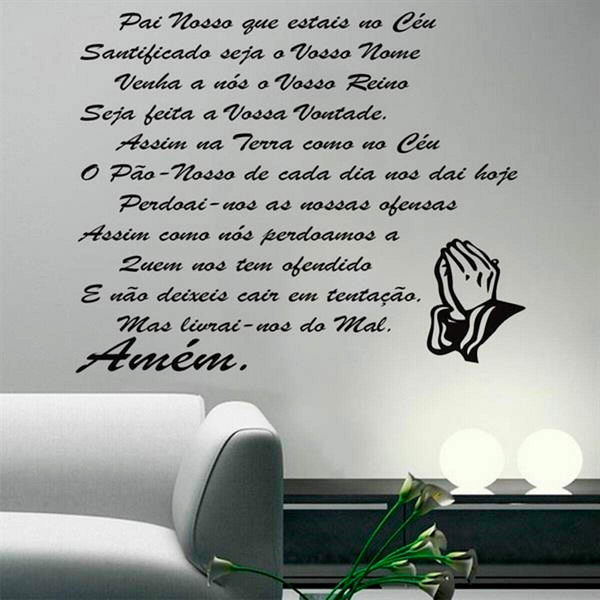 Adesivo de Parede Ora��o do Pai Nosso
