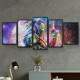 Kit 5 Quadros Decorativos Mosaico Homem de Ferro