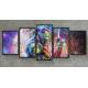 Kit 5 Quadros Decorativos Mosaico Homem de Ferro