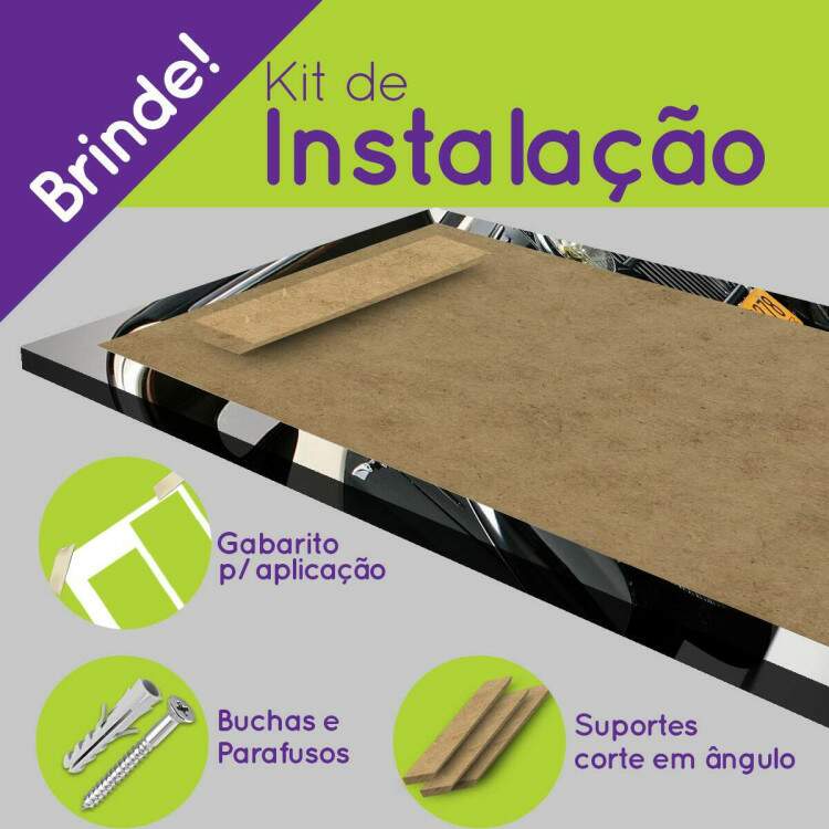 Kit 5 Quadros Decorativos Mosaico Carro Antigo Preto